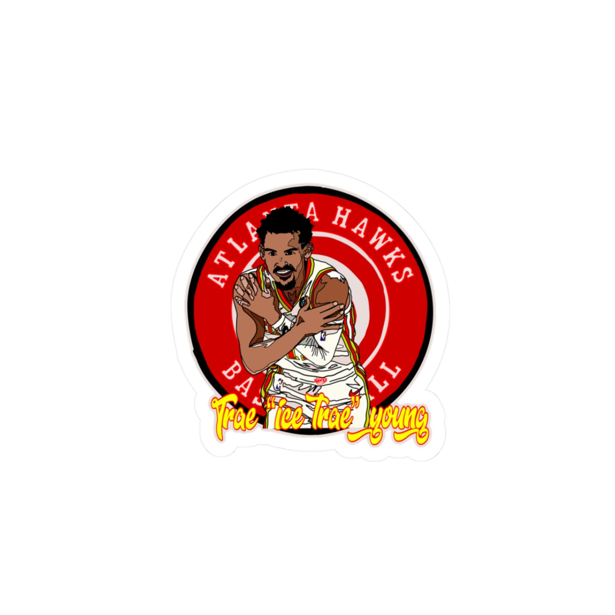 Trae Young Ice Celebration NBA All-Star Sticker
