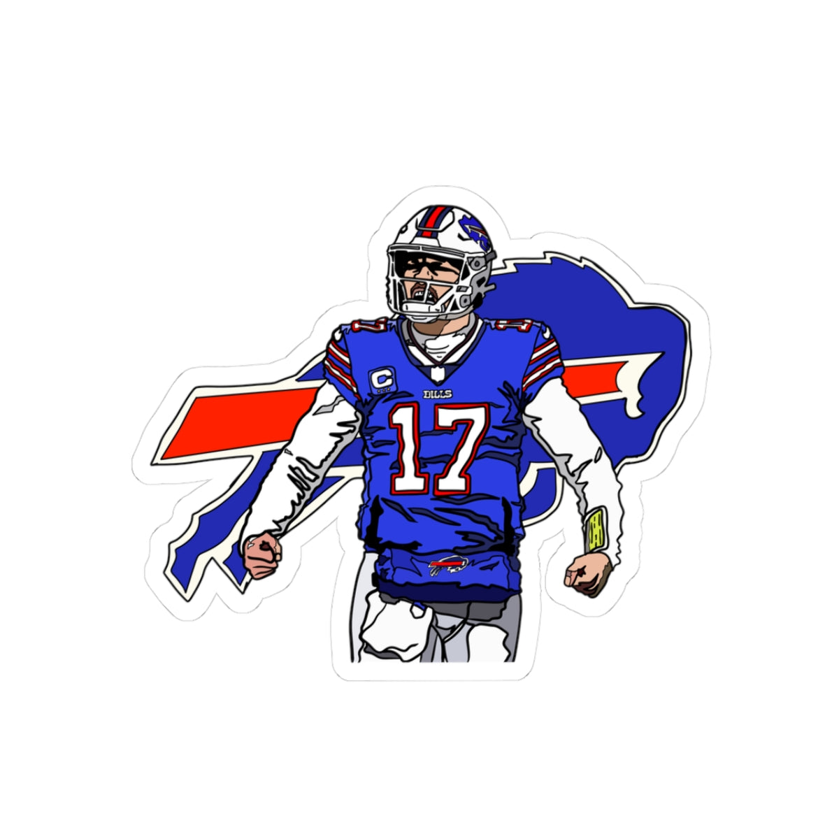 Sticker Set: Josh Allen 2024 MVP Celebration